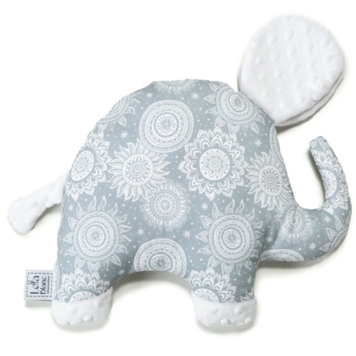 poduszka niemowlęca, Słoń na szczęście, wzór Chillout, Lela Blanc